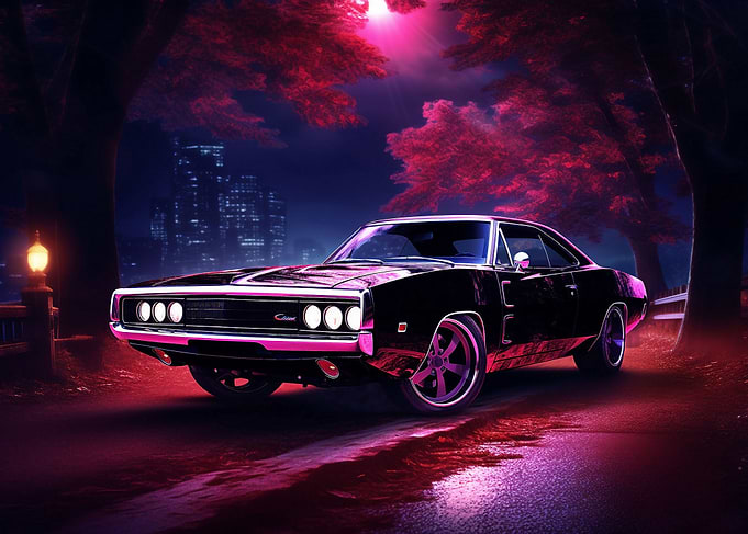 Muscle car 1970 Dodge 500