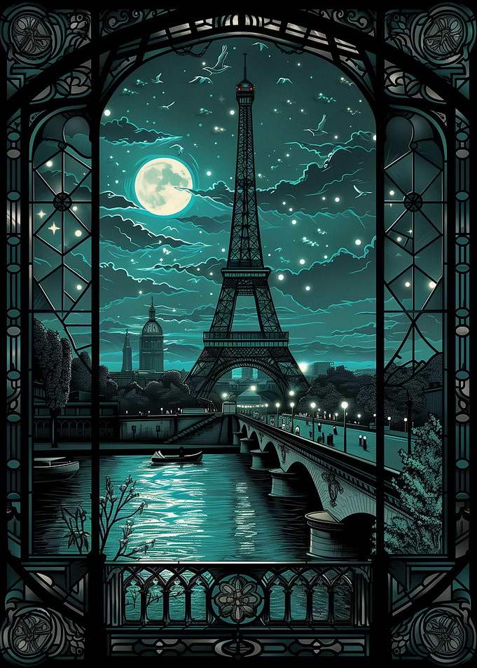 Midnight in Paris France