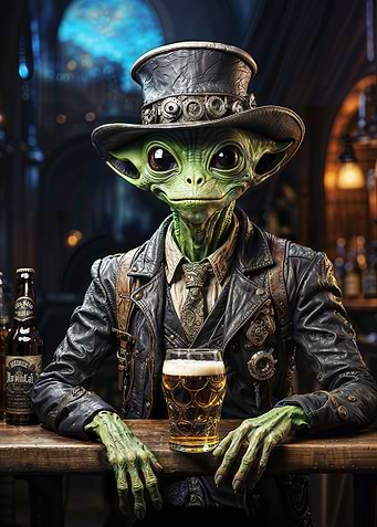 Alien Craft Beer Delights