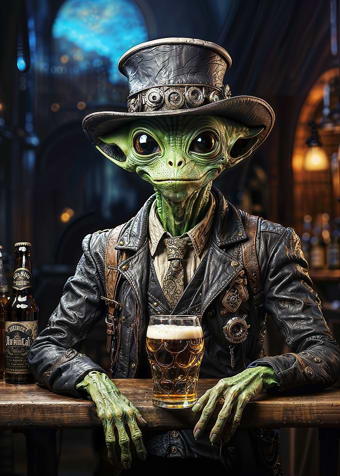 Alien Craft Beer Delights