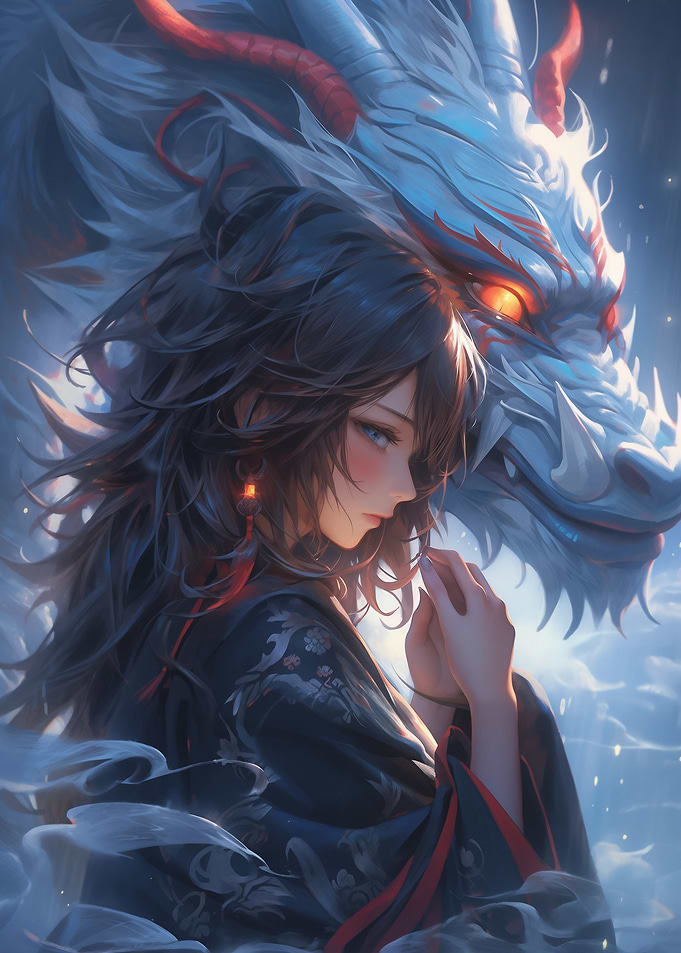 Fantasy Dragon Mage