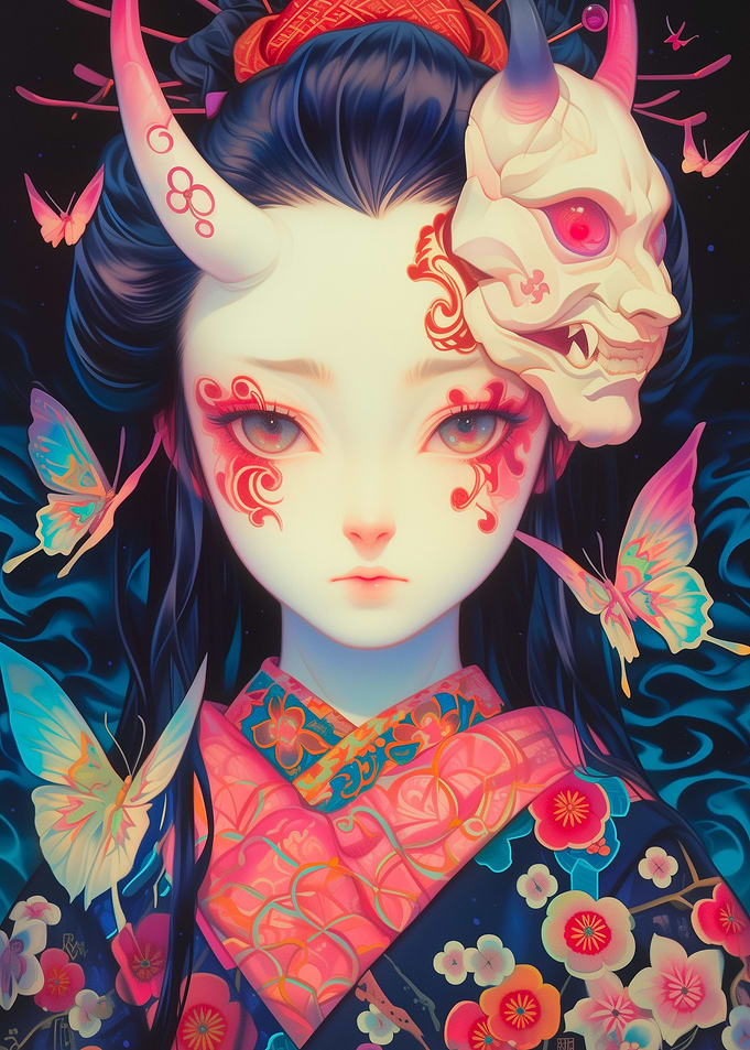 Demon Oni Girl