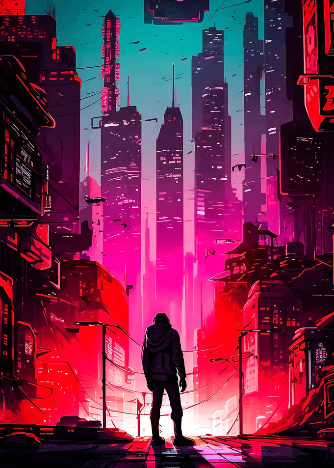 Cyberpunk City Of Night