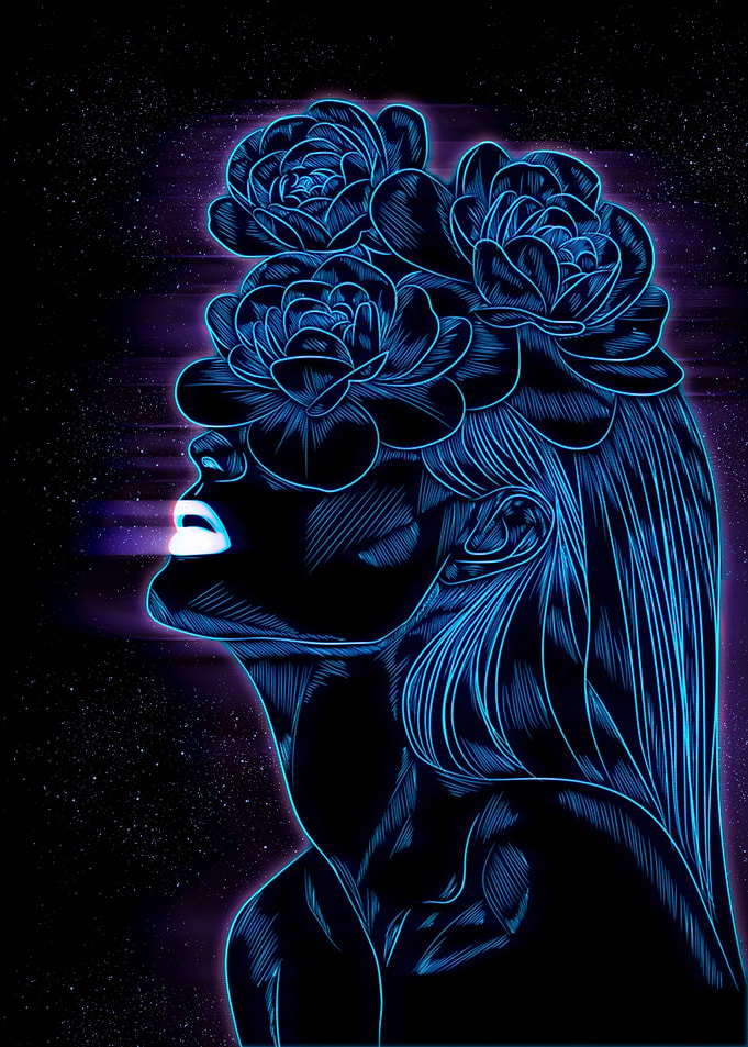 girl flower