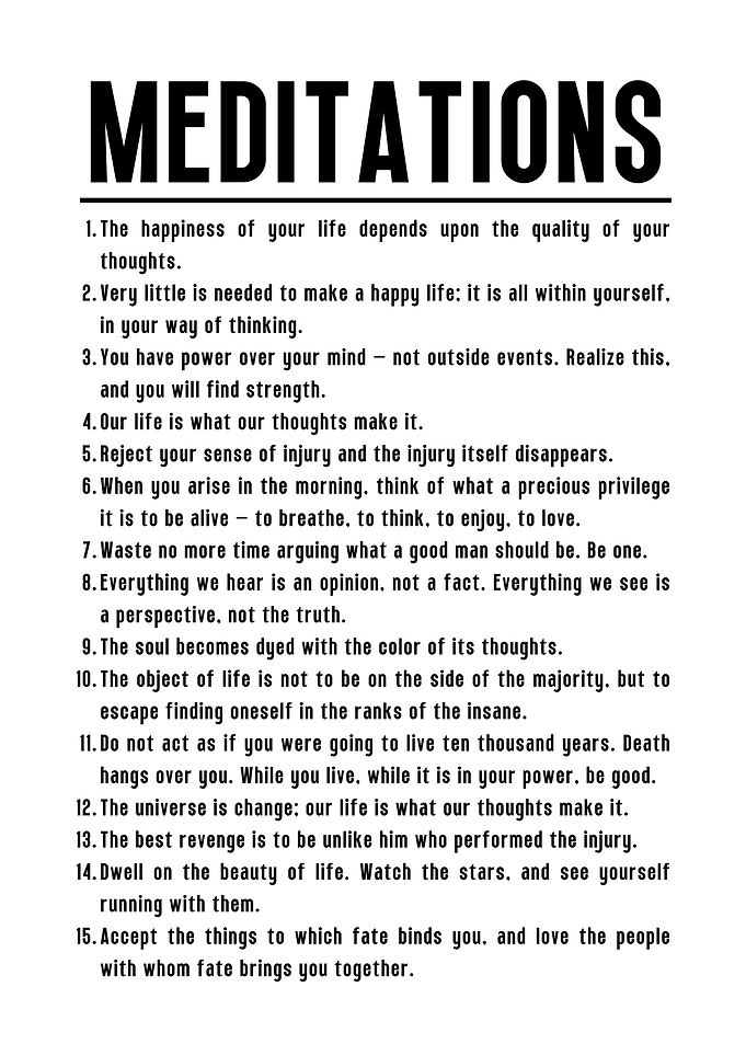 Meditations