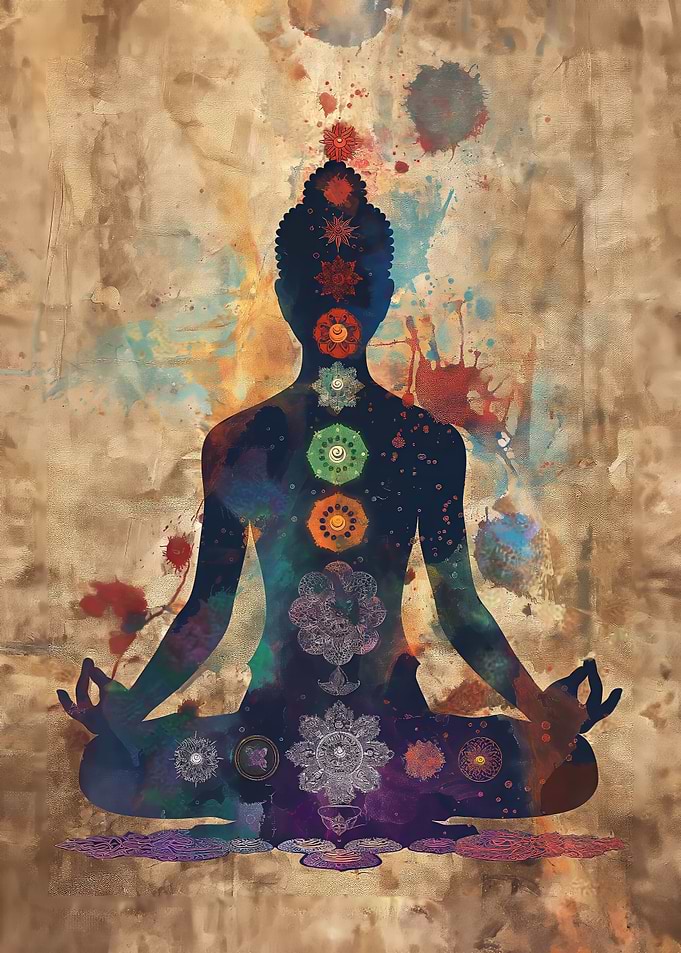 Watercolour Chakras