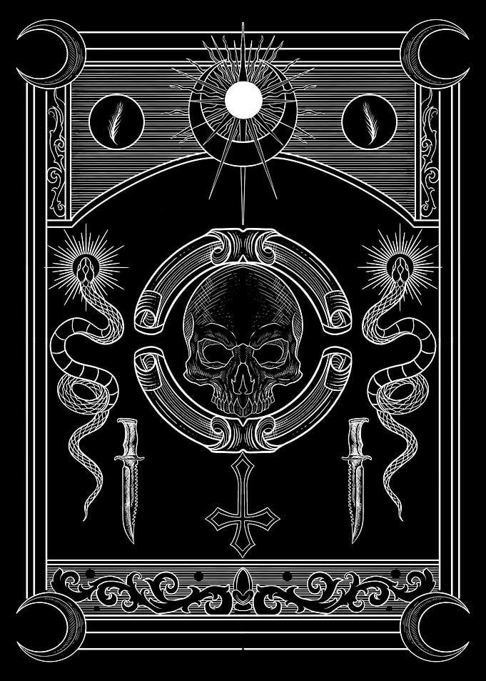 Skull holographic