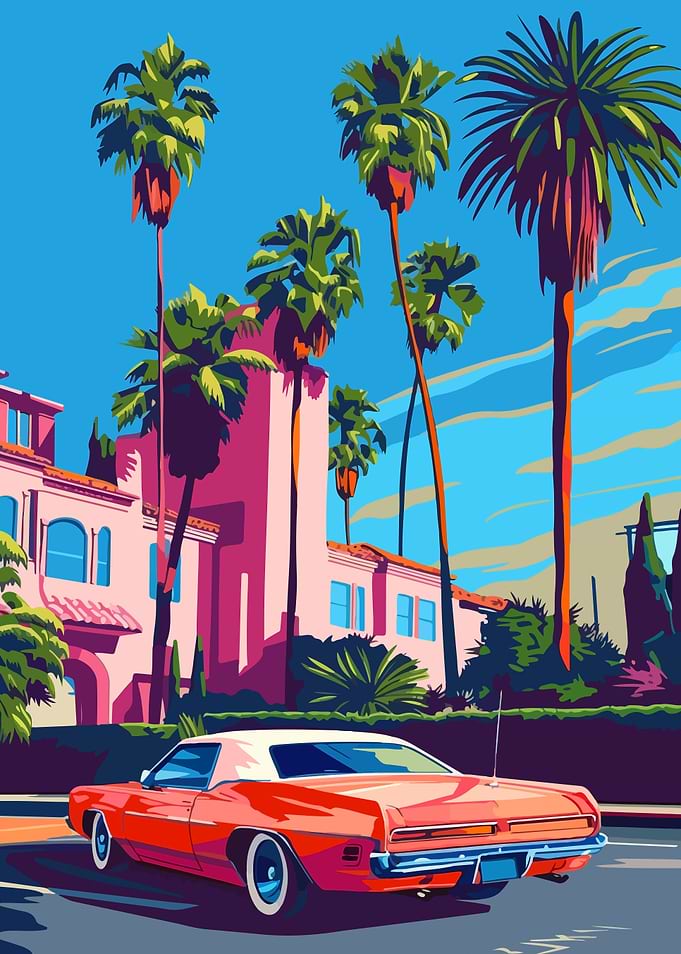 LA California Scenery