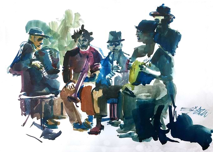 N575 Street musicians