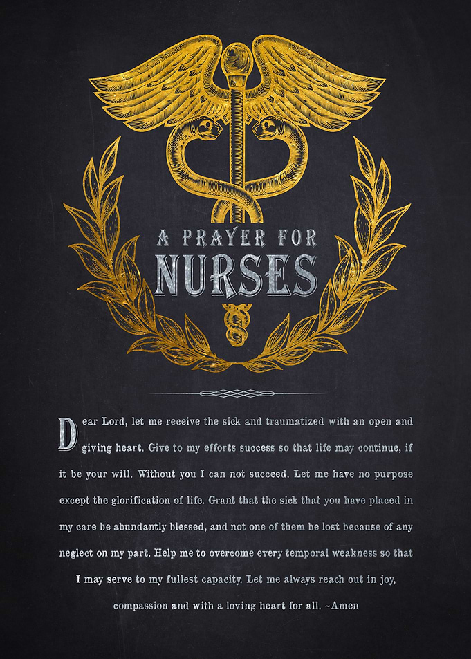 Nurses Prayer Print