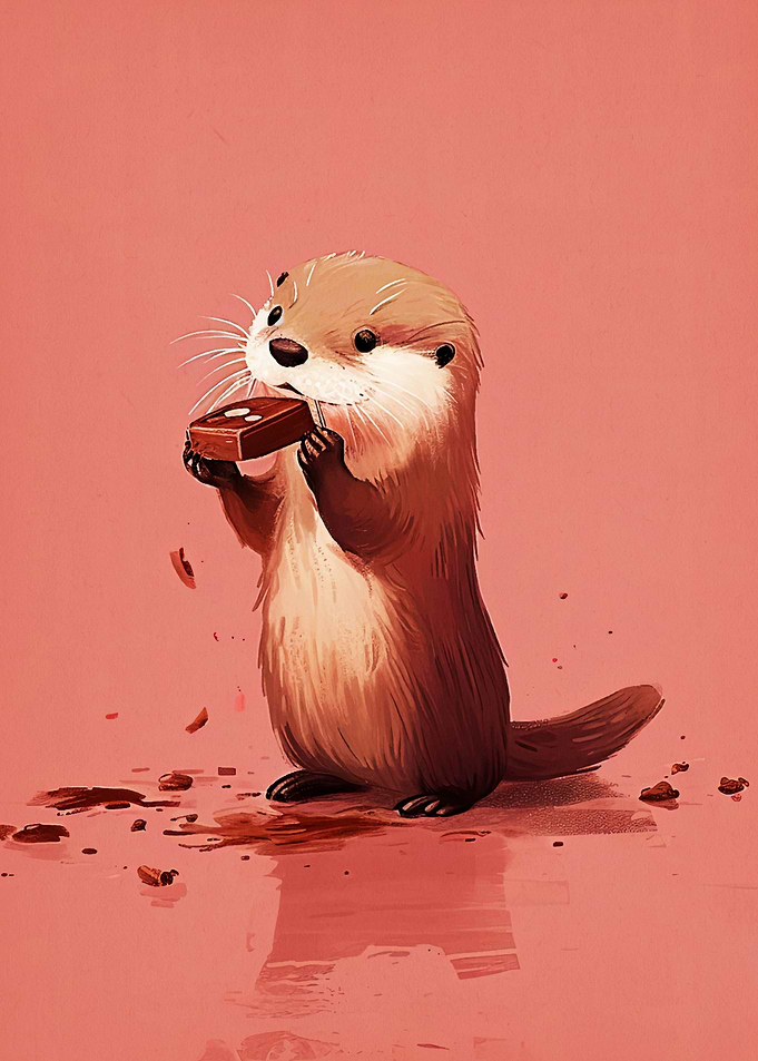 cute baby otter