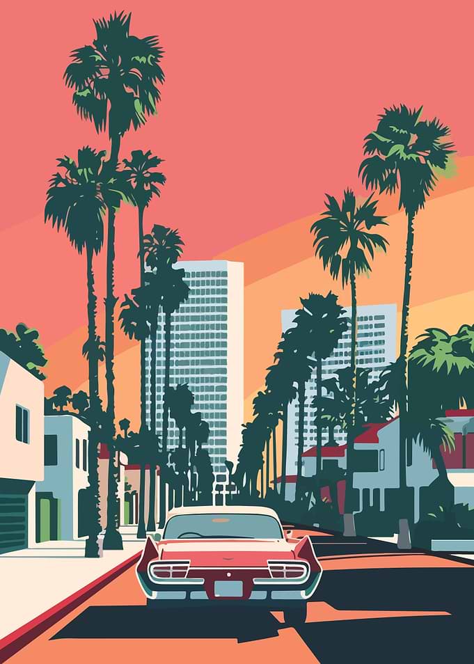 LA Evening Vaporwave