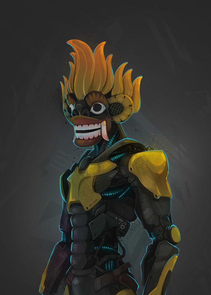 Cyber yaka robot