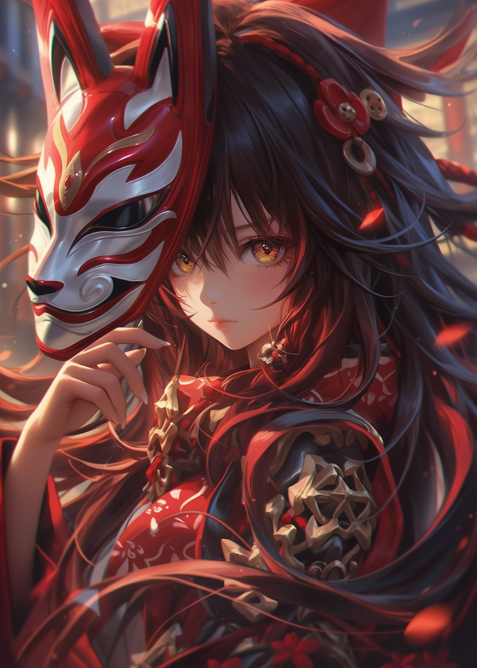 Anime Fox Samurai