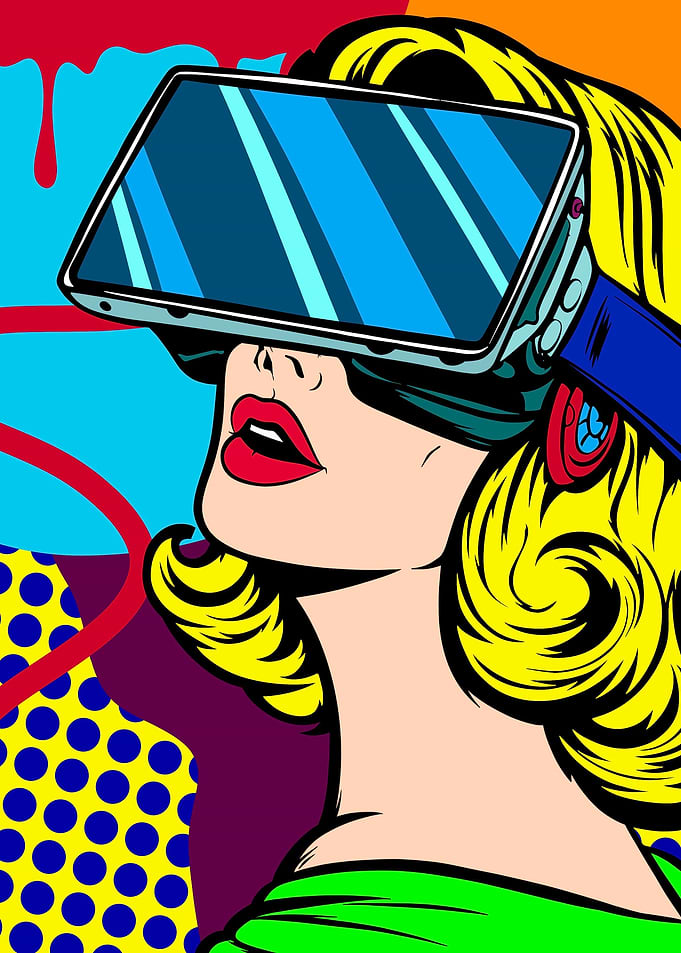 Pop art comic
