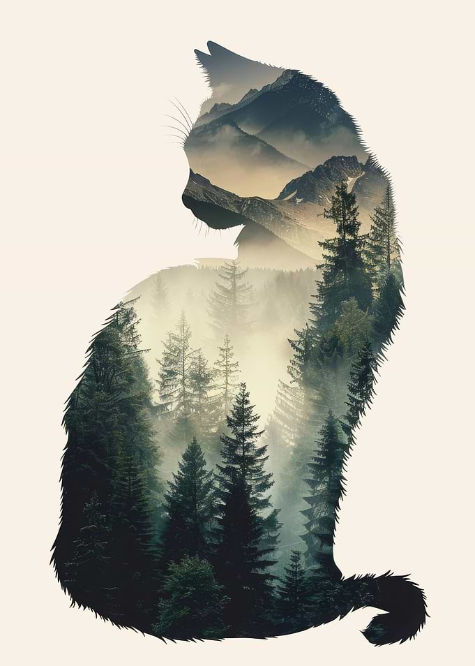 Cat Animal Forest