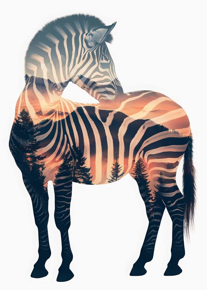 Zebra Animal Forest