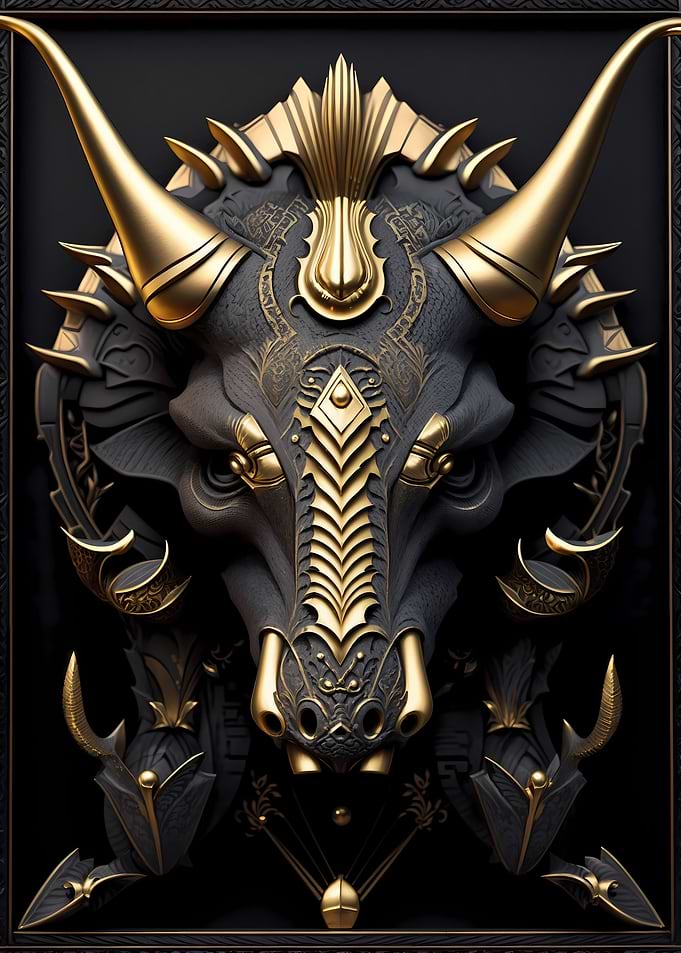 God Triceratops Dinosaur