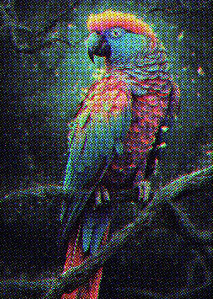 Retro Parrot