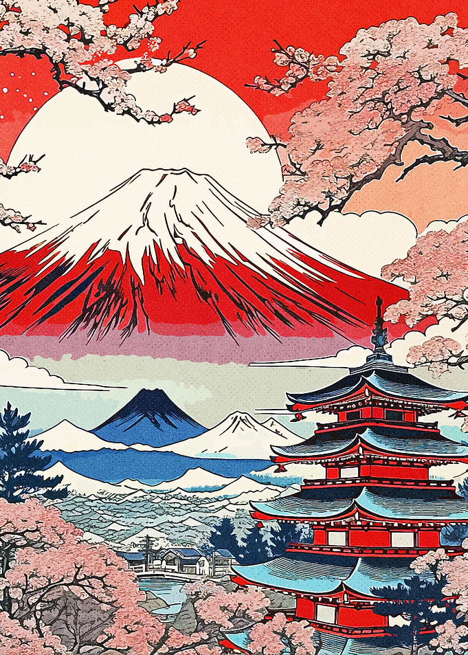 Japanese Colorful Vintage