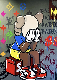 Kaws graffiti