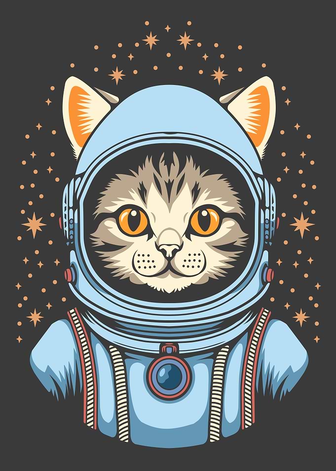 Astronaut Cat