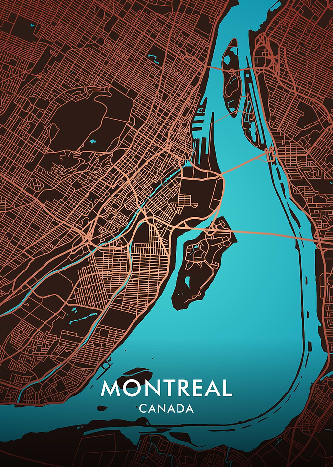 Montreal City Map
