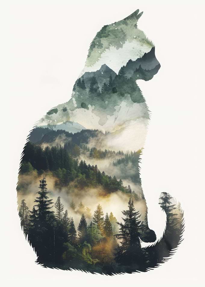 Cat Animal Forest