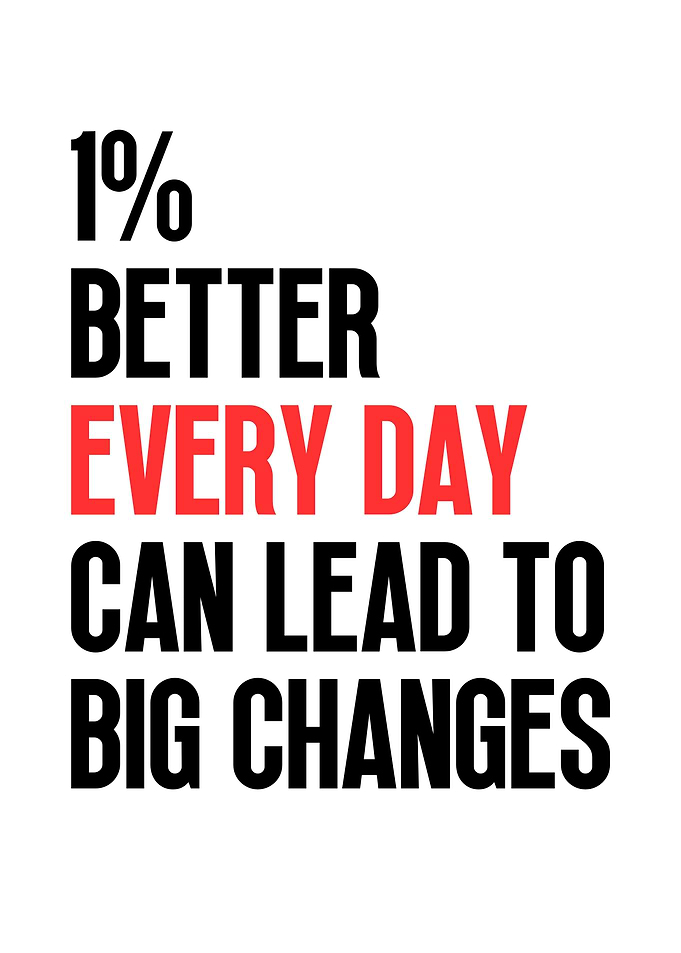 1 Percent Better Every Day