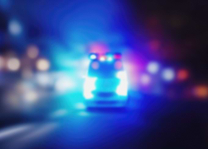 Ambulance car blurred conf