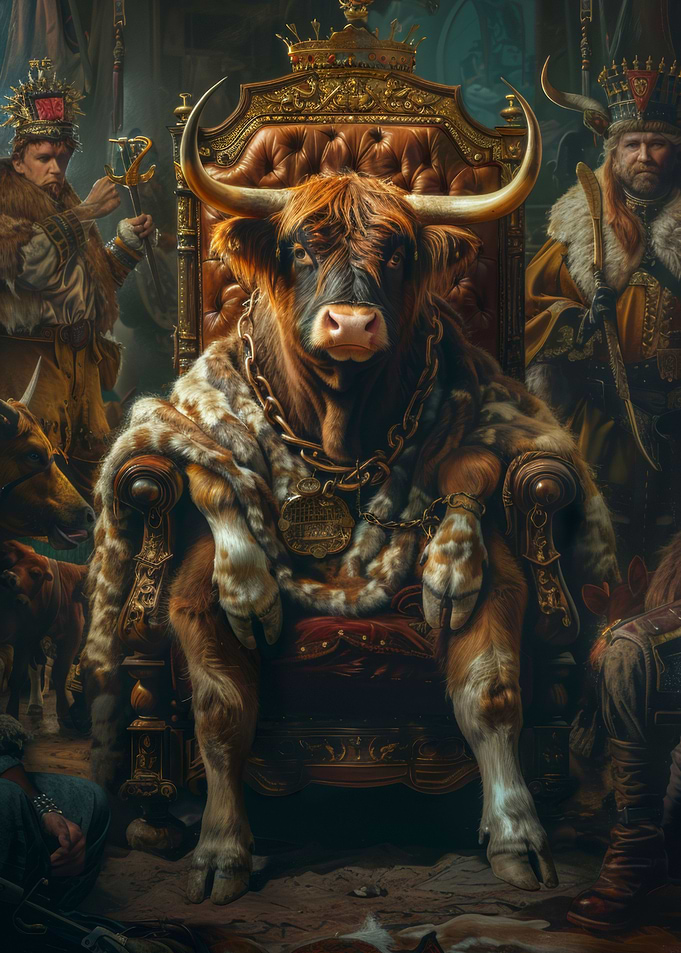 Highland cattle asaking