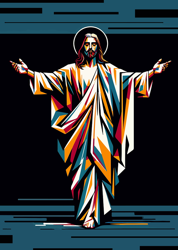 Jesus Christ wpap pop art