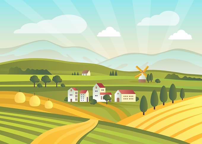 Colorful Countryside