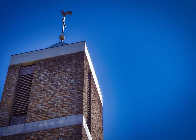 top of a church tower