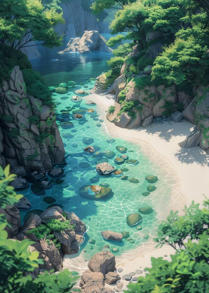 Anime beach