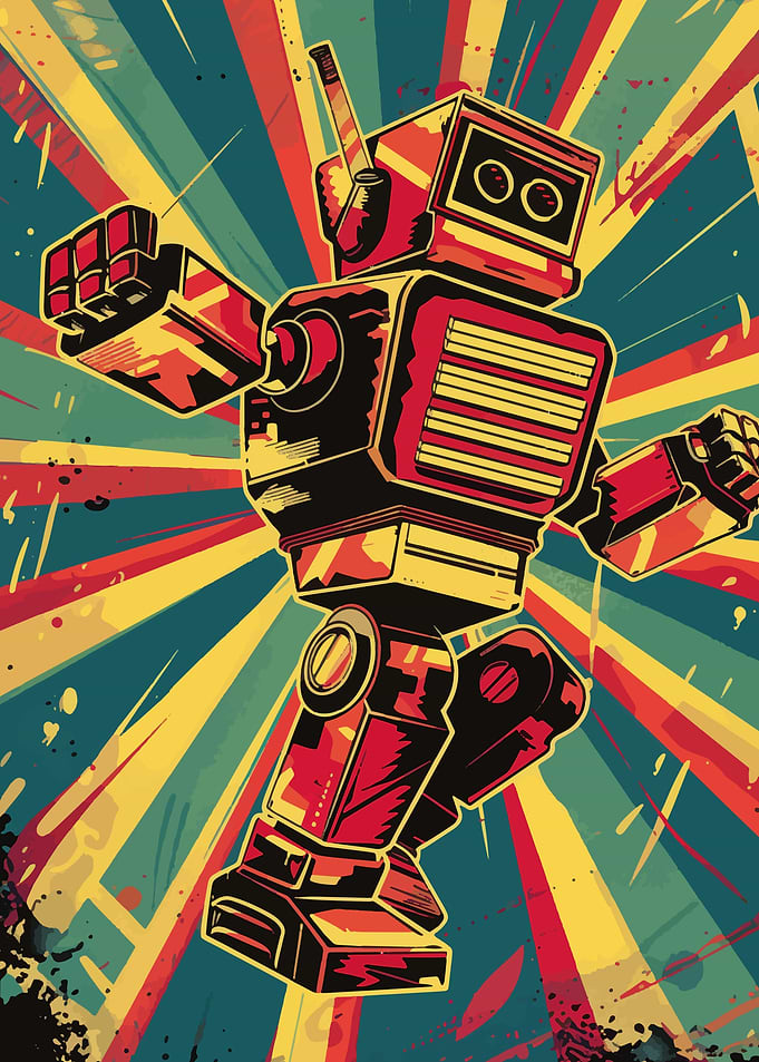 Retro Dance Robot