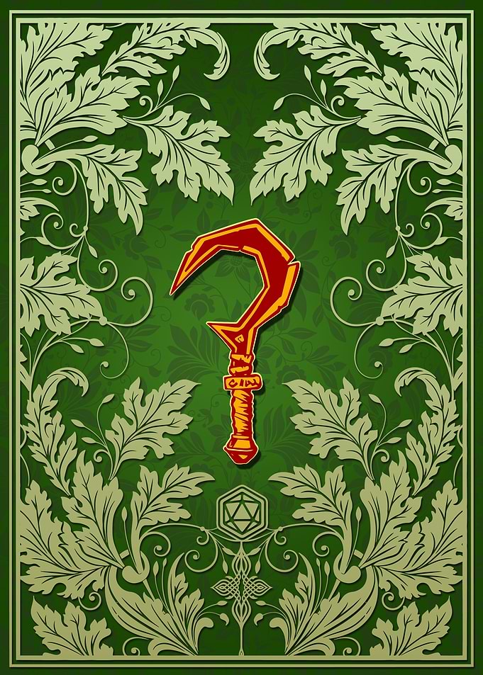 RPG druid sickle