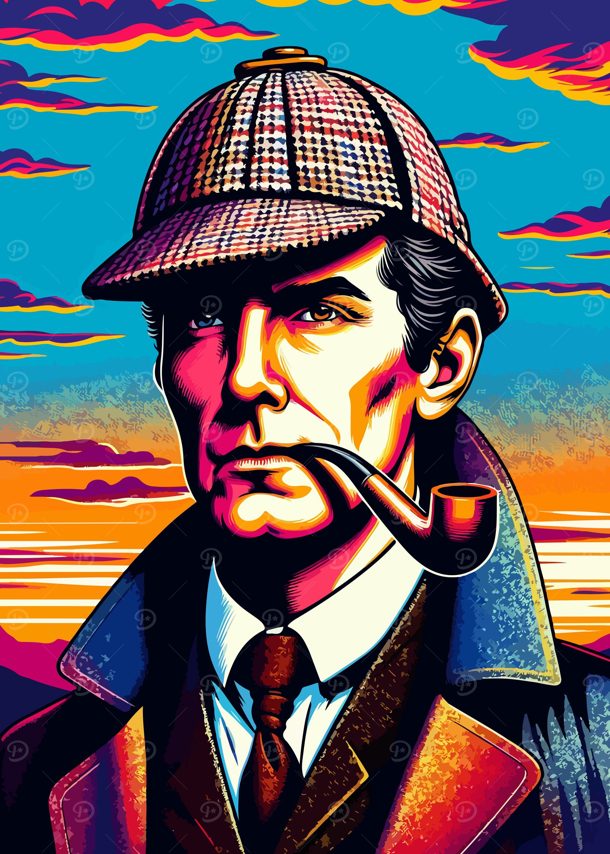 detective wpap pop art