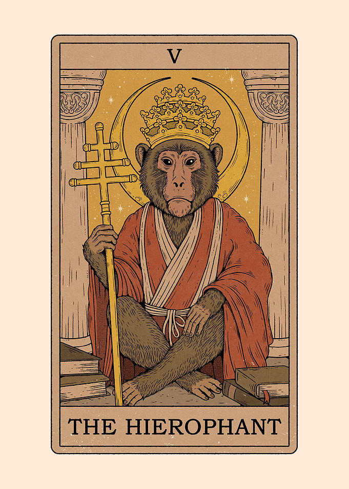 The Hierophant Monkey