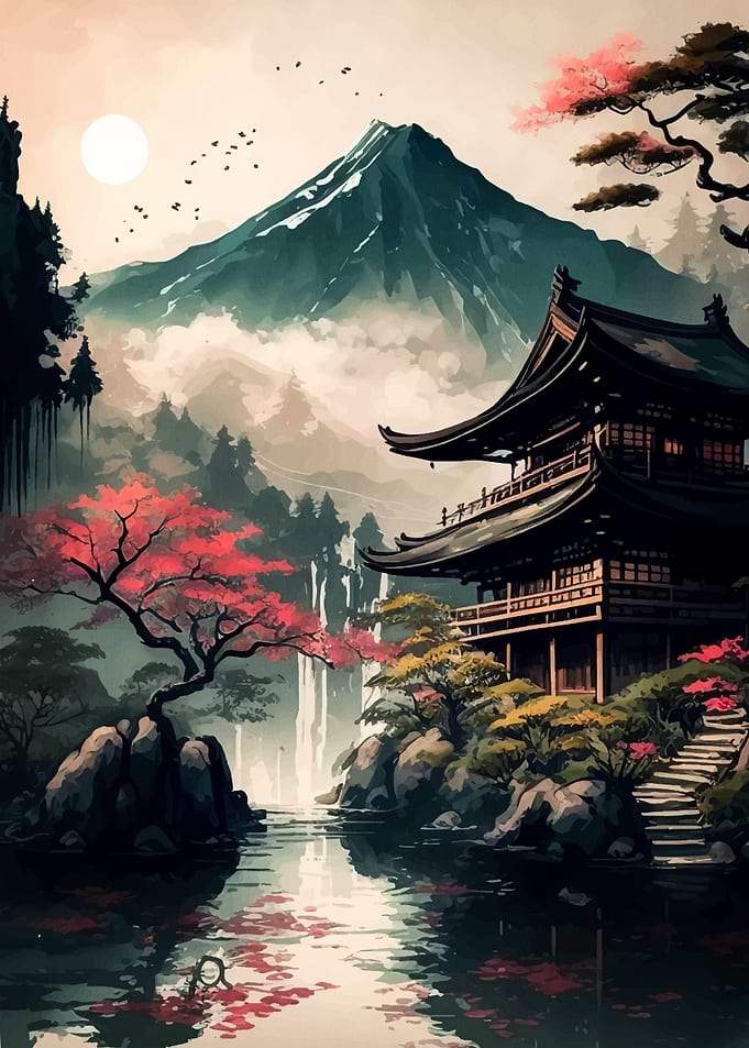 Japan Mountain Landscape