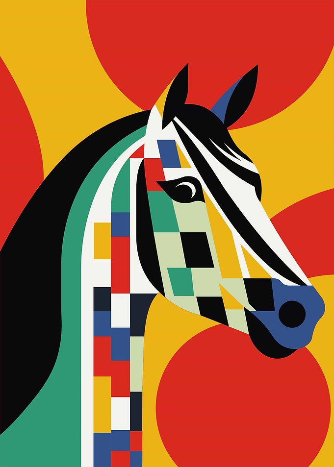 Minimalist Horse