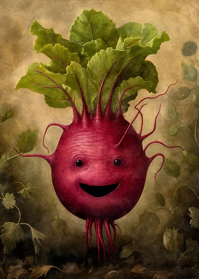 Smiling Beetroot Buddy