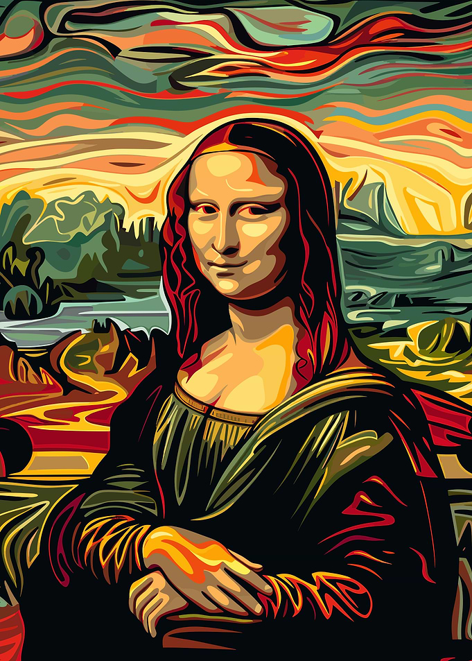 Mona Lisa Pop Munch Style