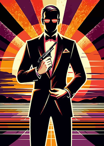 spy vintage wpap pop art