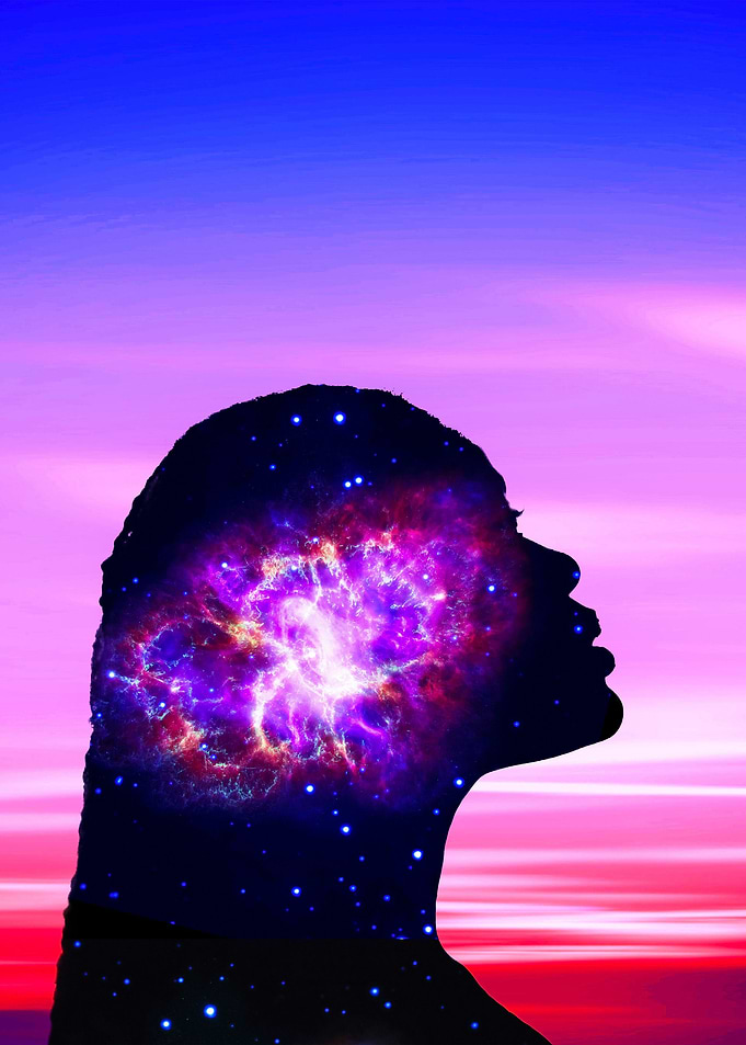Dreamy Space Girl