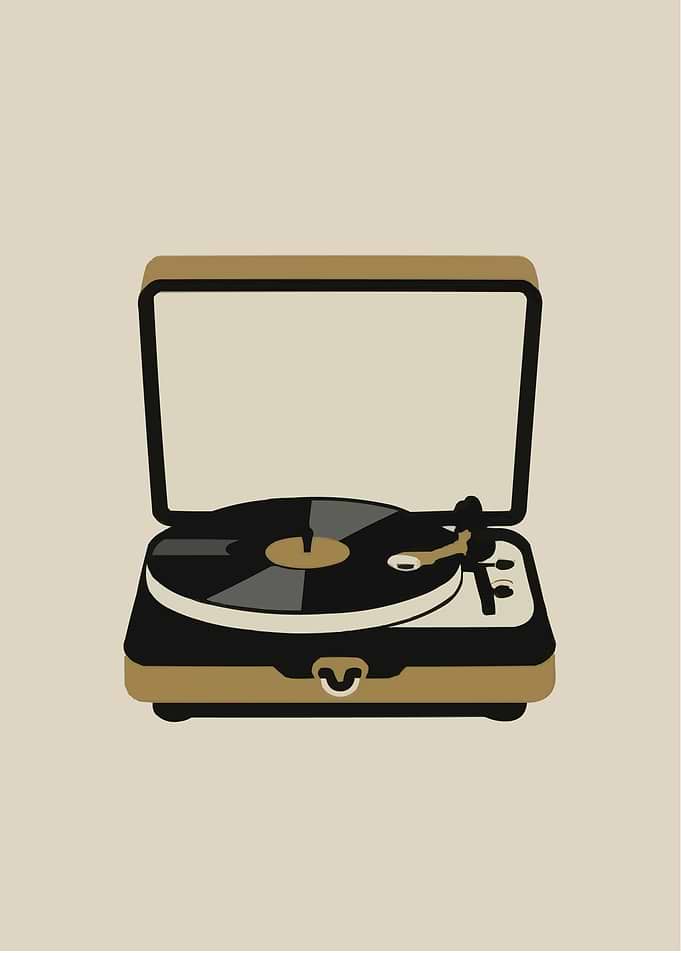 Classic record player