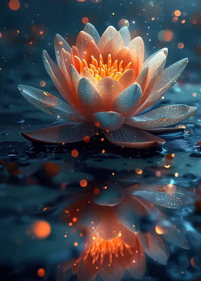 Lotus Neon Flower