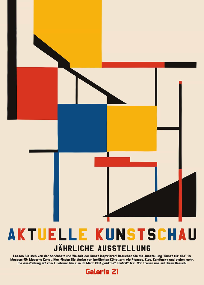 Bauhaus Exhibition Poster