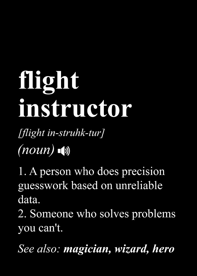 Flight Instructor Funny
