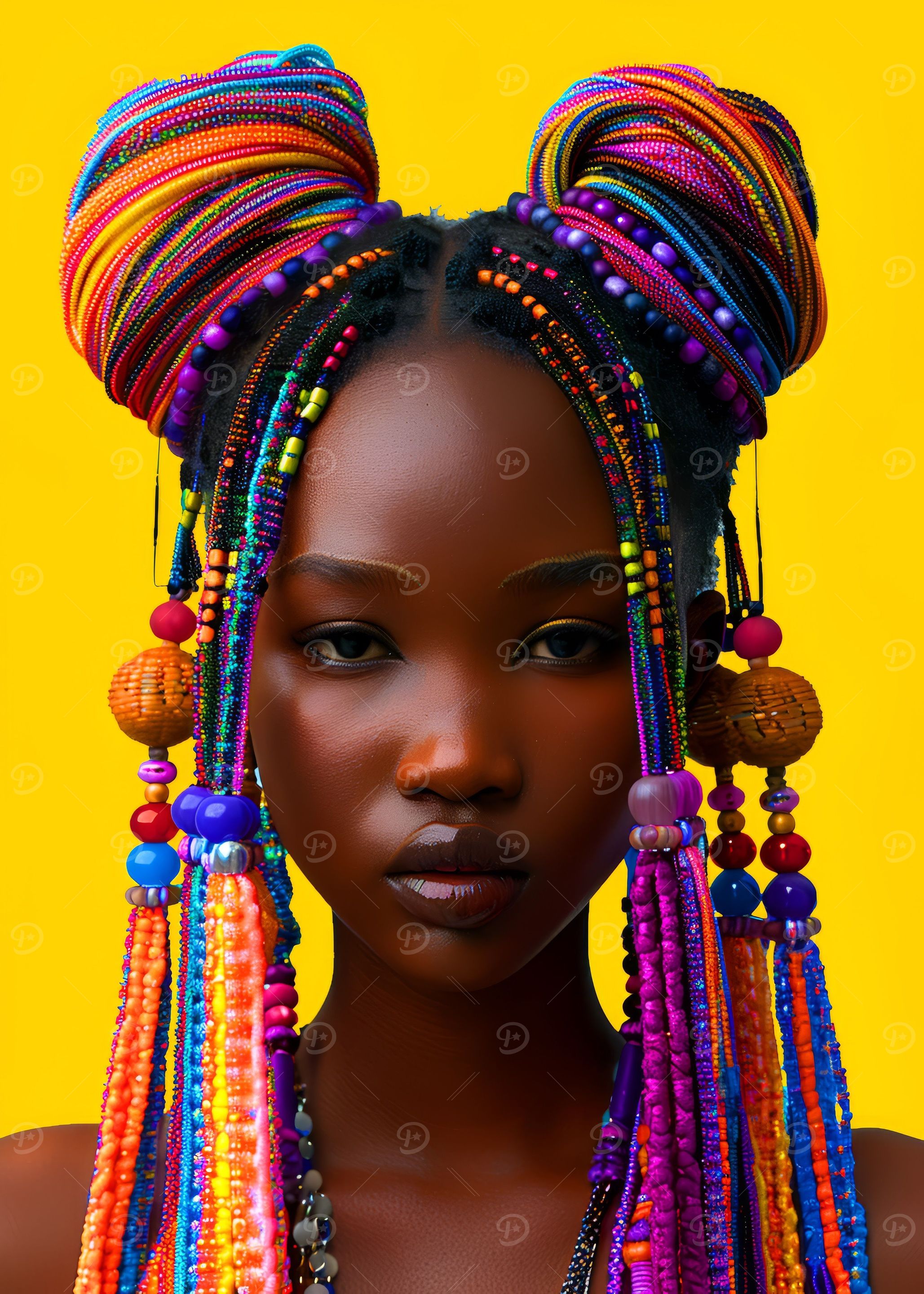 African Beauty Sexy Model